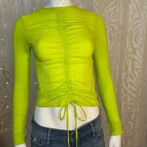 Topshop scrunch top size 2